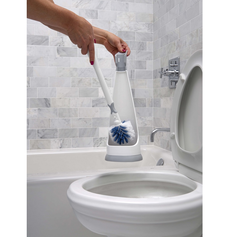 Unger toilet brush cleaning and scrubber set - Unger bathroom cleaning