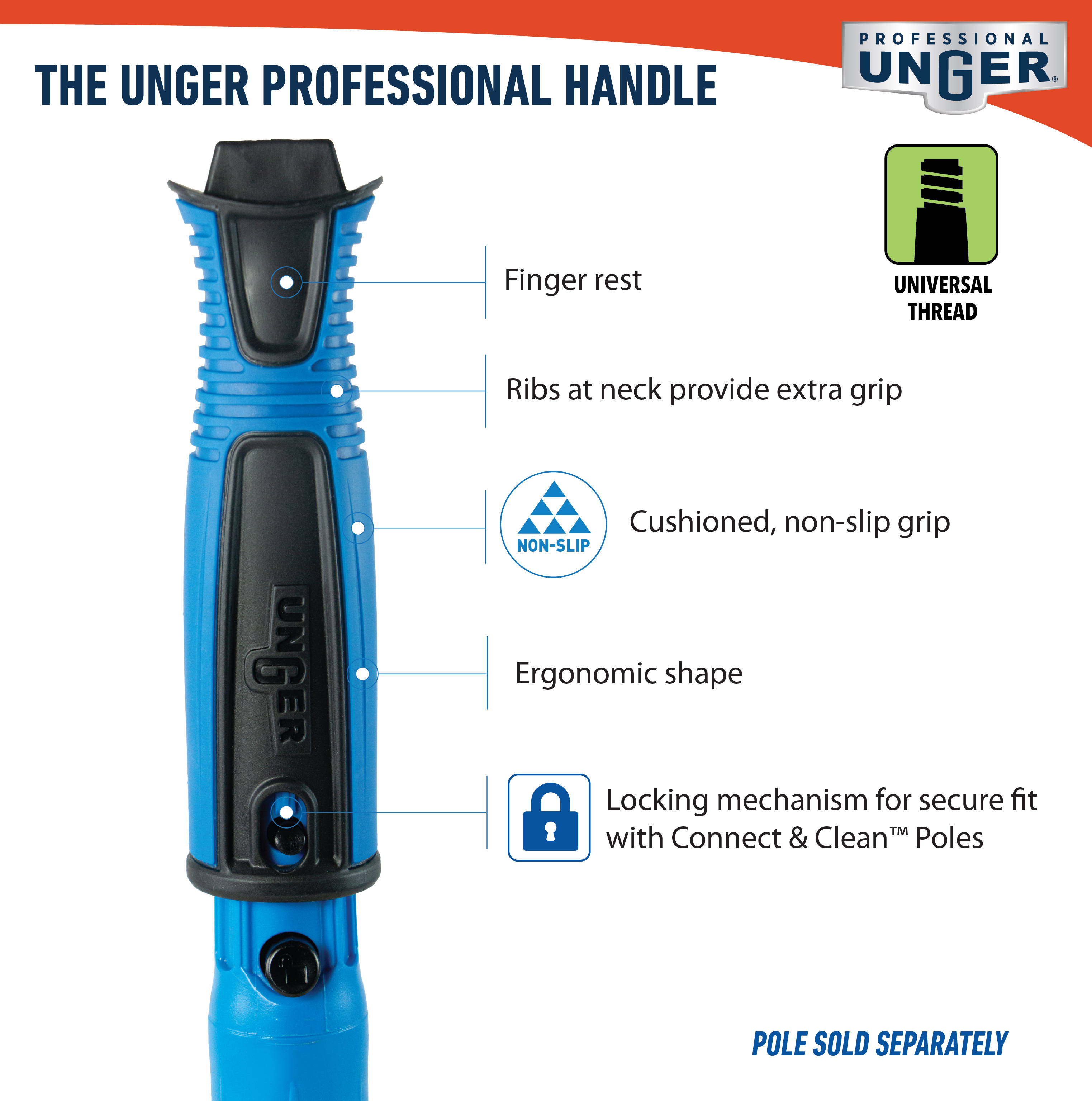 981020_UI_Unger Pro_16 inch Performance Grip Squeegee_Infographics 2