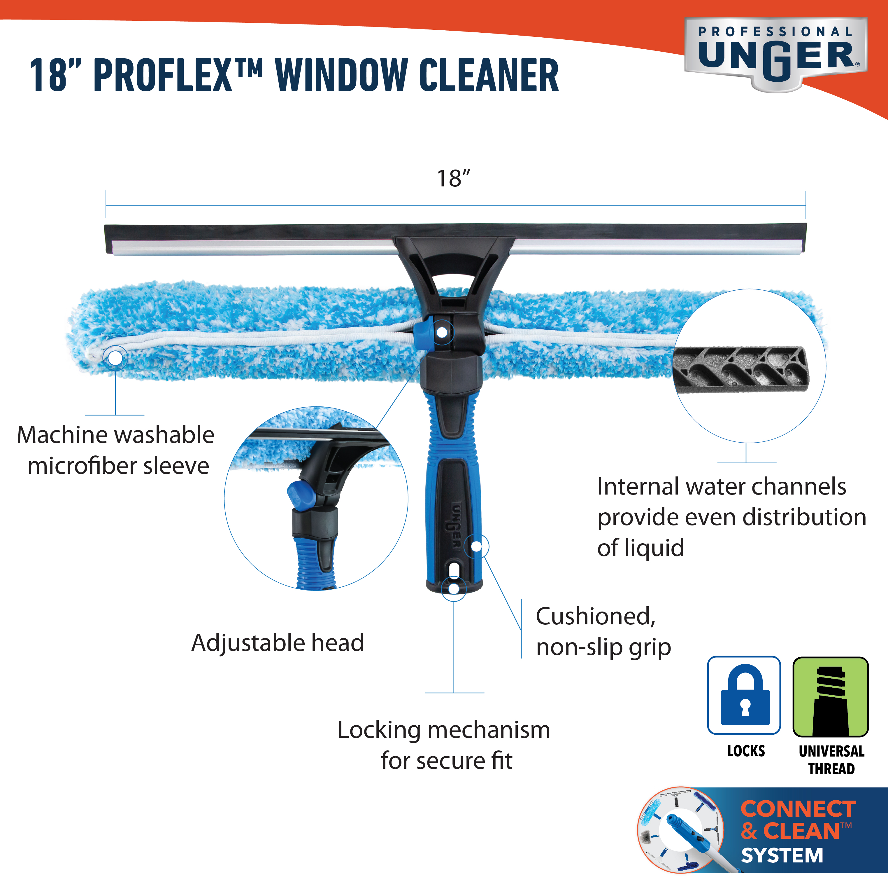 981660_UI_Unger Pro_18 inch ProFlex Window Cleaner_Infographics 1
